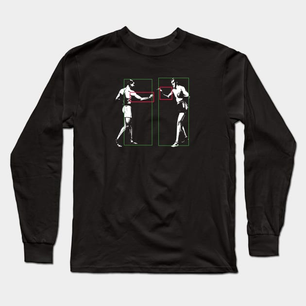 Fighting Game Hitboxes Long Sleeve T-Shirt by waveformUSA